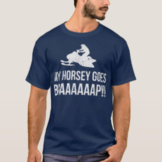 Camiseta mi odisea se va BRAAAAAAP Humor para Snowmobile