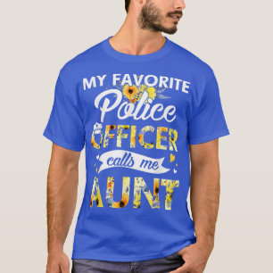 Camiseta Mi oficial de policía favorito me llama tía giraso