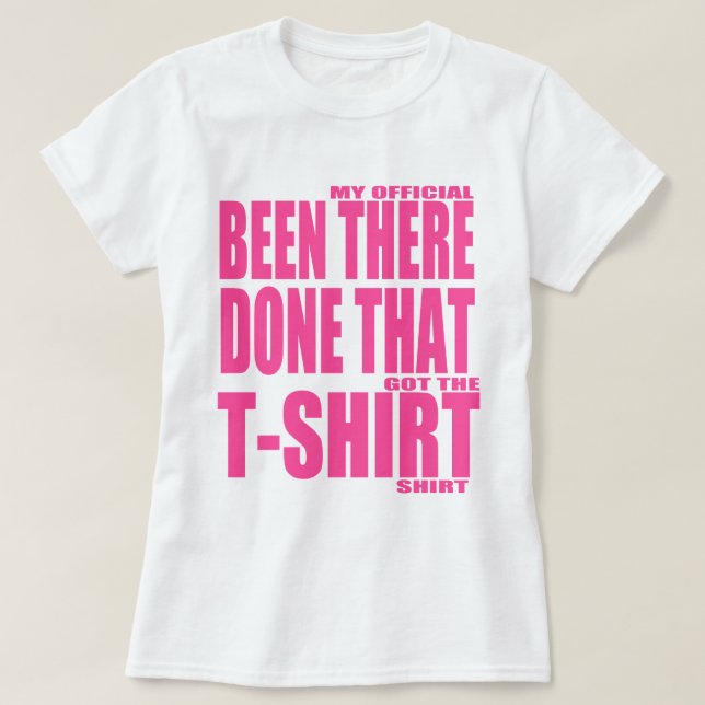 Camiseta Mi Oficial Estuvo Ahí Hecho Que Consiguió La Camis (Diseño del anverso)