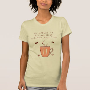 Camiseta Mi Oficina Está Llena de Historias Sin Fin Lector