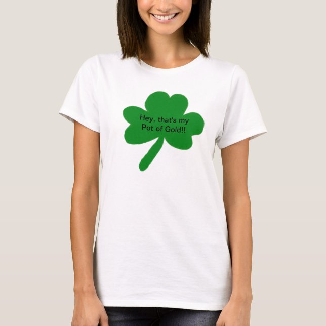 Camiseta Mi olla de oro Shamrock T-Shirt (Anverso)