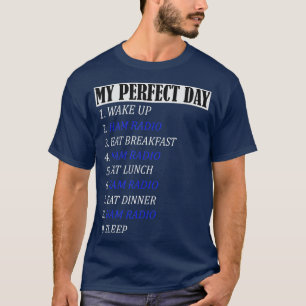Camiseta Mi Operador De Regalos De Radio Ham De Día Perfect