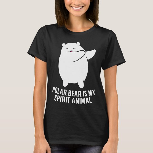 Camiseta Mi oso polar de animal espiritual (Anverso)