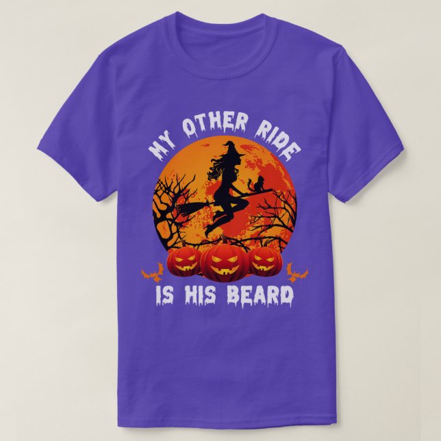 Camiseta Mi Otra Carrera Es Su Barba (Diseño del anverso)