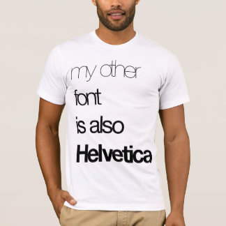 Camiseta Mi otra fuente (negro en blanco)