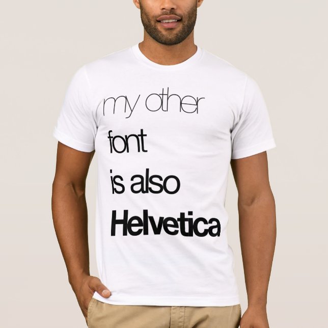 Camiseta Mi otra fuente (negro en blanco) (Anverso)