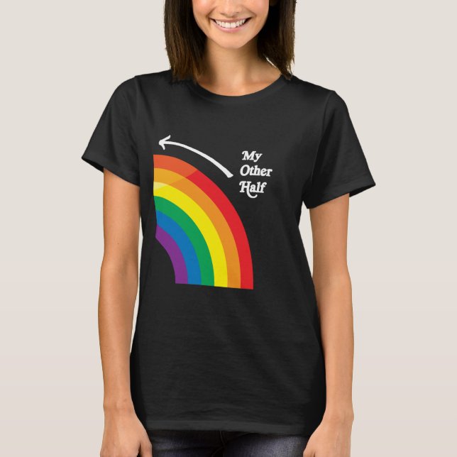 CAMISETA MI OTRA MITAD A LA DERECHA (Anverso)