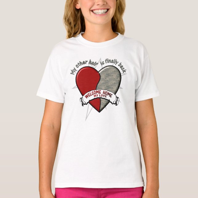 Camiseta Mi otra mitad es finalmente trasera (Anverso)