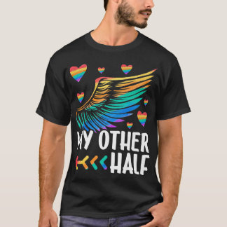 Camiseta Mi otra mitad LGBTQ+ Pareja Matando Novio Gay