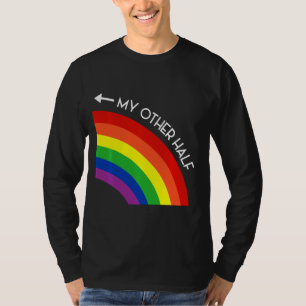 Camiseta Mi otra pareja gay orgullo arcoiris Guay LGBT A