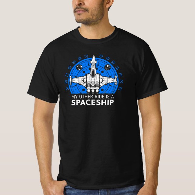 Camiseta Mi otra travesía es una nave espacial - Espacio re (Anverso)