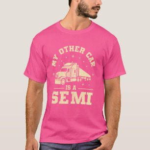 Camiseta Mi otro auto es un camión semi