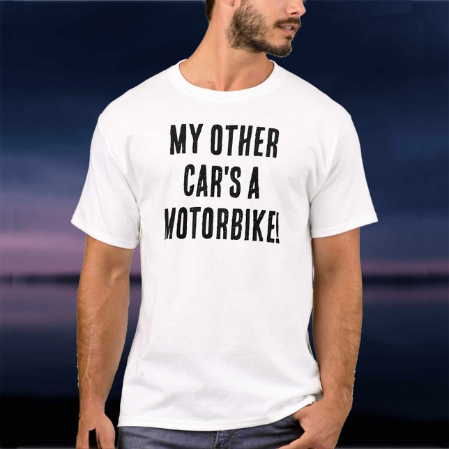 Camiseta Mi otro auto es una moto (Subido por el creador)