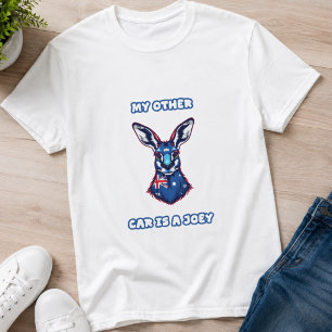 Camiseta Mi Otro Coche Es Un Amante De Canguro Divertido Jo