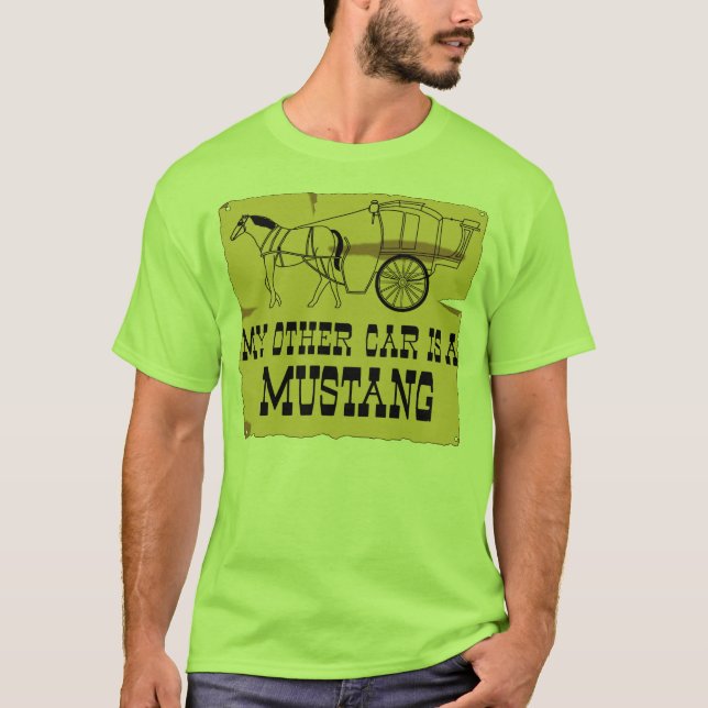 Camiseta Mi otro coche es un mustango (Anverso)