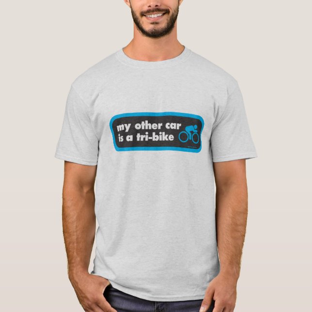 Camiseta mi otro coche es una tri bici (Anverso)