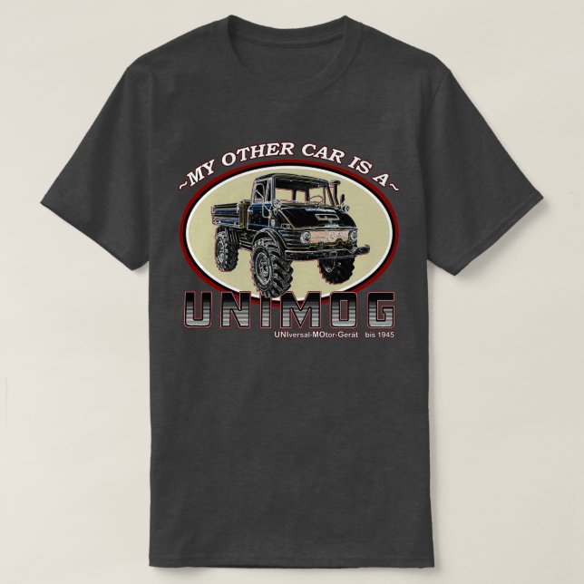 Camiseta Mi otro coche es UNIMOG (Diseño del anverso)
