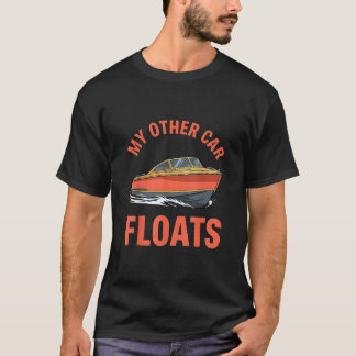 Camiseta Mi Otro Coche Flota Amante de Barcos Divertido