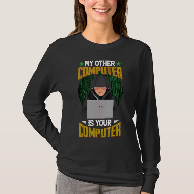 Camiseta Mi Otro Equipo Es El Hack Del Programador Del Equi (Anverso)