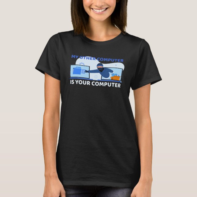 Camiseta Mi Otro Equipo Es Su Equipo Pro Hacker (Anverso)