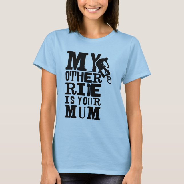 Camiseta Mi otro paseo es su mamá (Anverso)