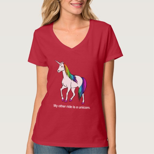 CAMISETA MI OTRO PASEO ES UN UNICORNIO (Anverso)