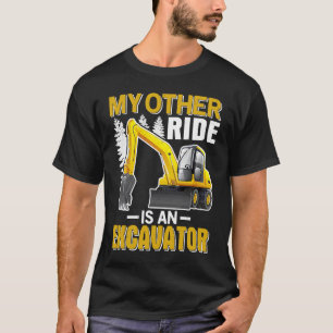 Camiseta mi otro vehículo es una excavadora