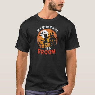 Camiseta Mi Otro Viaje Es Un Cos De Halloween De Brujas Gra