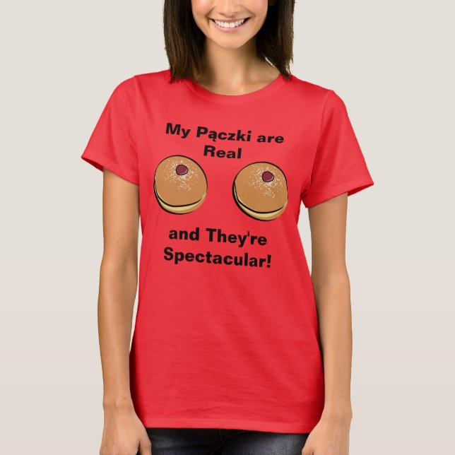 Camiseta ¡Mi Paczki es real y son espectaculares! (Anverso)