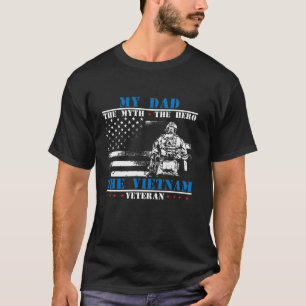 Camiseta Mi padre el mito el héroe el día del padre de la l
