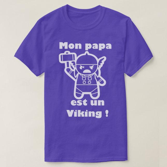 Camiseta Mi padre es un negro viking (Diseño del anverso)