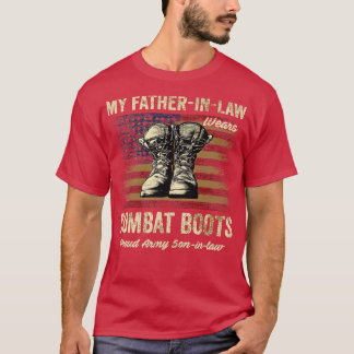 Camiseta Mi Padres Usa Boots De Combate Sonin, Orgulloso Ej