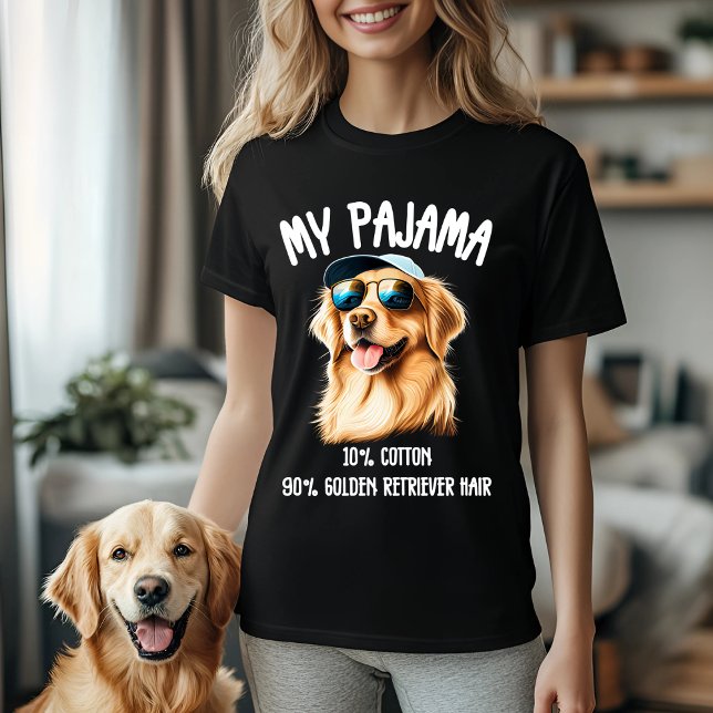 Camiseta Mi Pajama - 10% Algodón, 90% Cabello Golden Retrie (Subido por el creador)