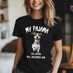 Camiseta Mi Pajama: 10% Algodón, 90% Jack Russell Hair Funn