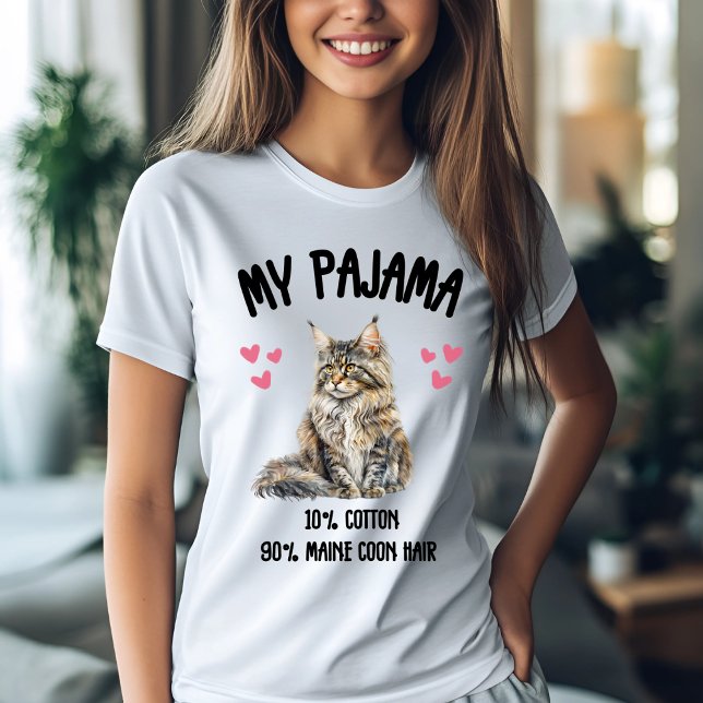 Camiseta Mi Pajama: 10% Algodón, 90% Pelo De Cuero De Maine (Subido por el creador)
