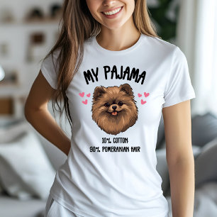Camiseta Mi Pajama - 10% Algodón, 90% Pomerania