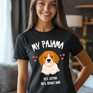 Camiseta Mi Pajama - Gracioso regalo de amante de Beagle pa