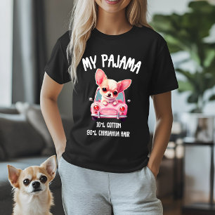 Camiseta Mi Pajama -lindo regalo de amante de Chihuahua par