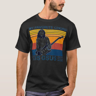 Camiseta Mi Palo Favorito Es Gsus Jesus Retro De Guitarra