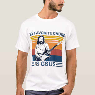 Camiseta Mi Palo Favorito Es Gsus Jesus Retro De Guitarra
