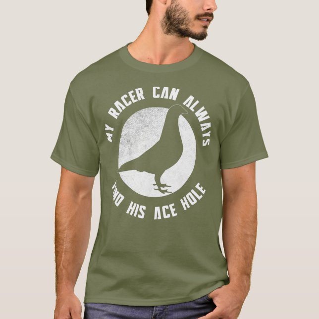 Camiseta Mi Paloma De Carreras Siempre Puede Encontrar Su A (Anverso)