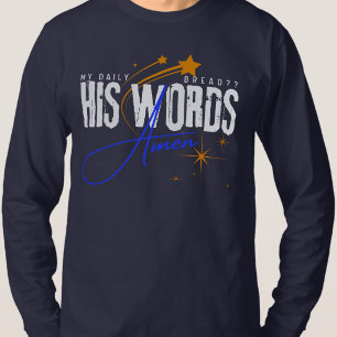 Camiseta Mi Pan Diario Cristiano Gratitud Espíritu Santo
