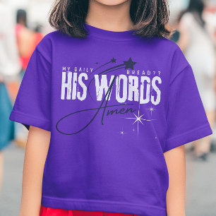 Camiseta Mi Pan Diario - Cristiano Jesús Morado