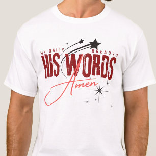 Camiseta Mi Pan Diario - Su Palabra Biblia Cristo Reza