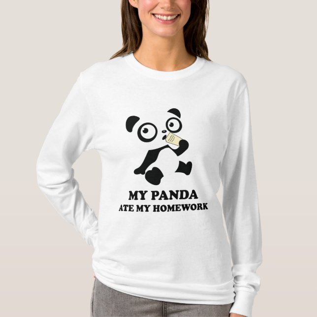 Camiseta Mi Panda comió mi hogar (Anverso)