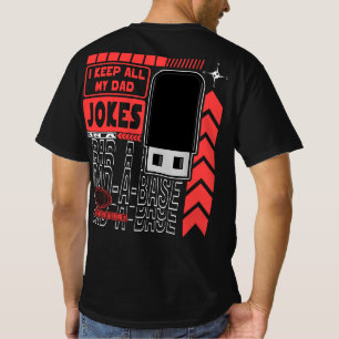 Camiseta Mi papá Chiste en una fiesta de papá-a-base