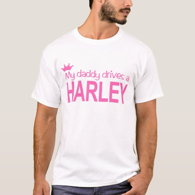 Camiseta Mi papá conduce a un Harley (Anverso)