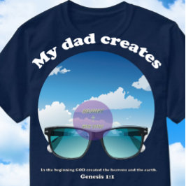 Camiseta Mi papá crea - Cristiano