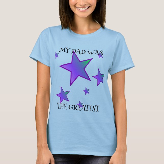 CAMISETA MI PAPÁ ERA EL MÁS BÁSICO (Anverso)
