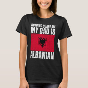 Camiseta Mi papá es albanés Bandera de orgullo de Albania H